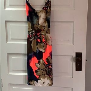 Floral, Open Back Dress